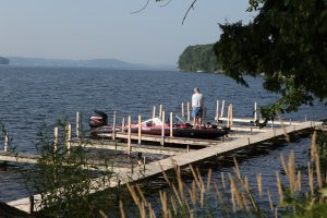 Docking and Waterfront Boardwalk at Southview Cottages